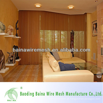 Cortina de malha de ligação de corrente metálica decorativa para divisor de sala / malha decorativa feita na China